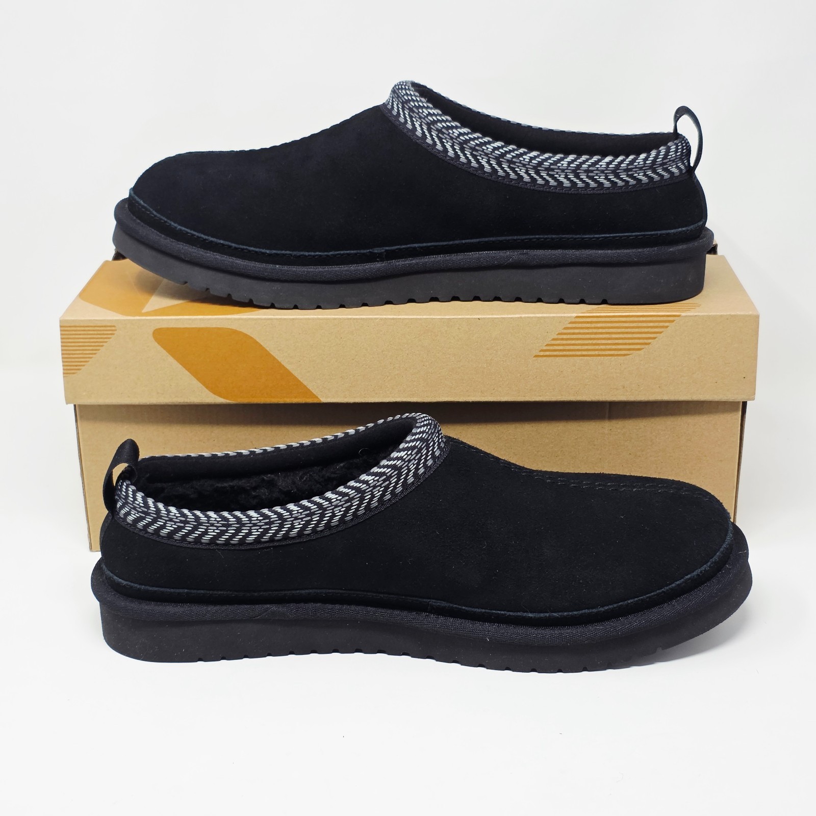 Men's Size 11 Lined Suede House Shoes