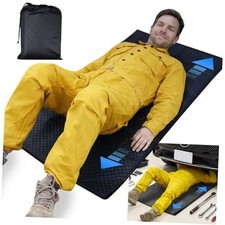 Rolling Creeper Mat, 145 67cm Portable Under Car Repair Pad with Storage Bag,