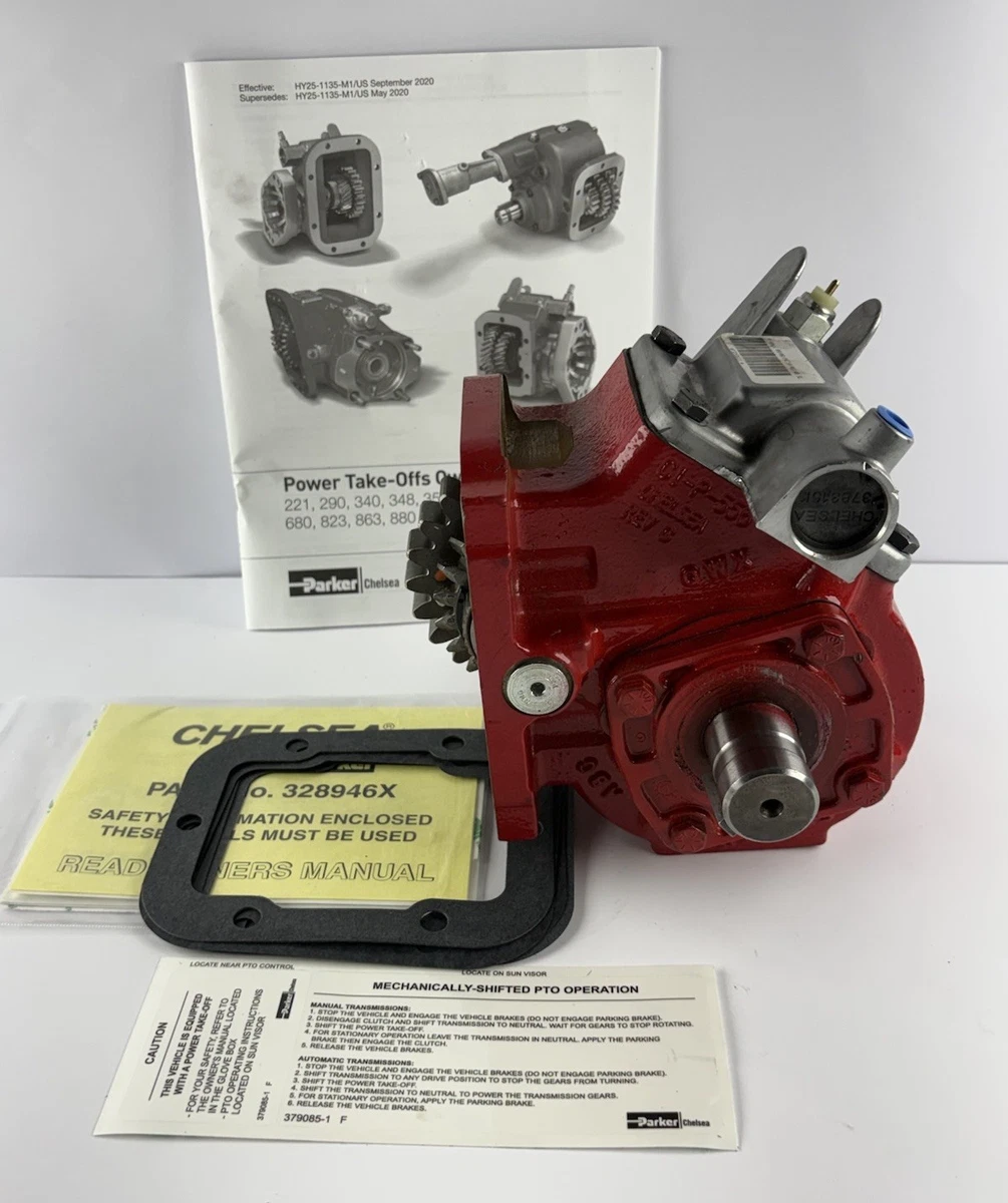 Parker Chelsea 6 Bolt PTO Power Take-Off Assembly C34-P-131, C1-P-556 Sold As Is photo 1