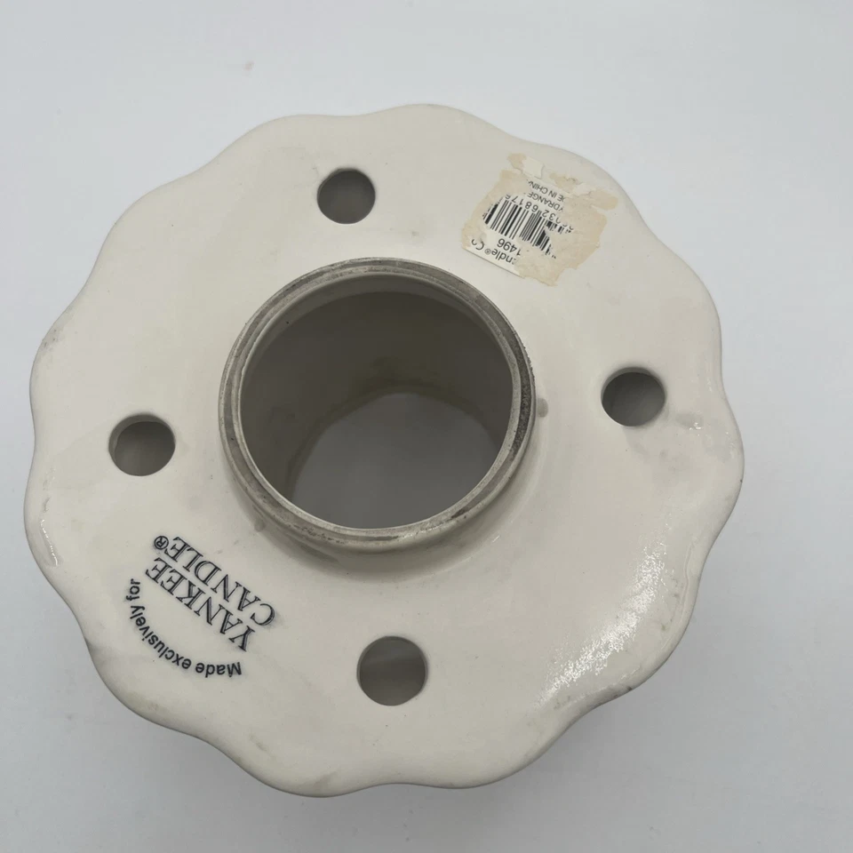 Yankee Candle керамический абажур топпер гортензия цветочный бабочка - Изображение 4 из 4