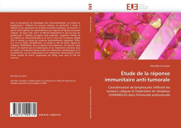 Murielle Corvaisier | ÉTude De La RéPonse Immunitaire Anti-Tumorale | Buch-image
