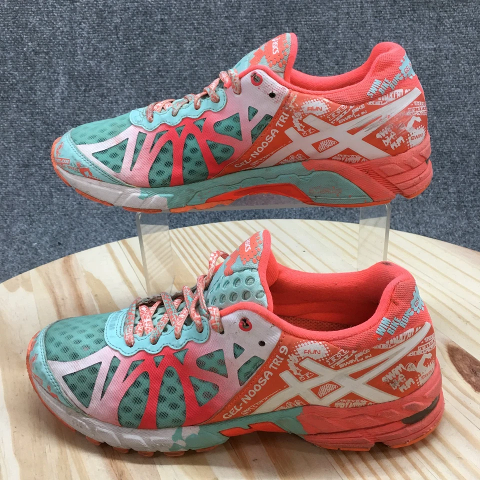Asics Zapatos Mujer 8.5 Gel-Noosa Tri 9 Tenis Multicolor Con Cordones Deportivos T458Q Foto 2 de 4