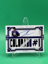 2023 Panini National Treasures - Signature Names Zac Veen #SN-ZV Gold /49