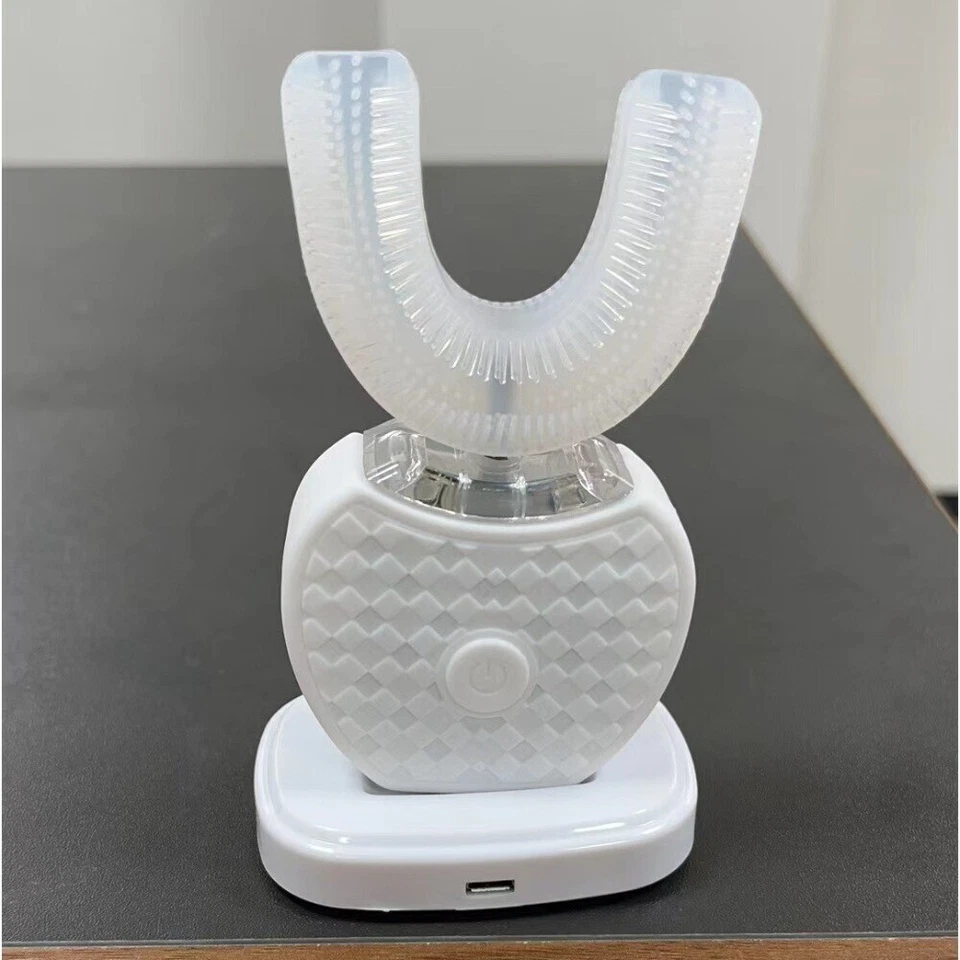 Escova de dentes elétrica em forma de U para adultos escova de dentes automática ultrassônica - Imagem 4 de 4