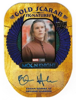 2023 Upper Deck Moon Knight Ethan Hawke Gold Scarab Signatures #GSS-DH Auto