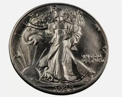 1938-D 50c Walking Liberty Half Dollar XF40 ** KEY DATE!