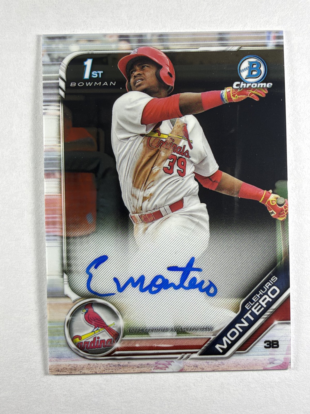 Elehuris Montero 2019 Bowman Chrome Prospect Auto CPA-EM