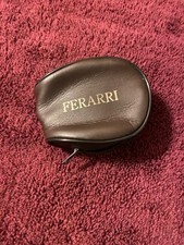 Vintage Ferrari Folding Aviator Sunglasses Gold Tone Bronze Radiant Lens Mint