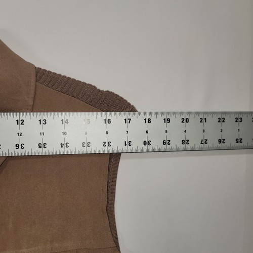 Notations Knit Back & Soft Shell Front Full Zip Collared Vest Women's Sz XL - Picture 8 of 16