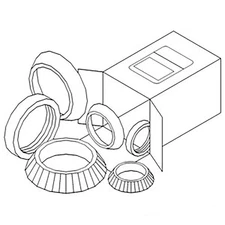 A-25877-I Tapered Roller Bearing Cone Fits Lilliston