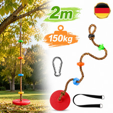 Lina wspinaczkowa 2 metry lina z platformą huśtawka dziecięca do 150 kg dla dzieci