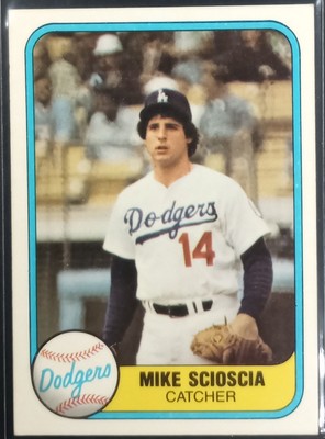 1981 Fleer Mike Scioscia #131