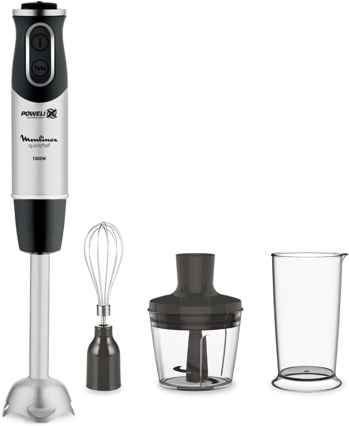 Moulinex Quickchef 3In1 DD6558: Frullatore a Immersione 1000W Potente