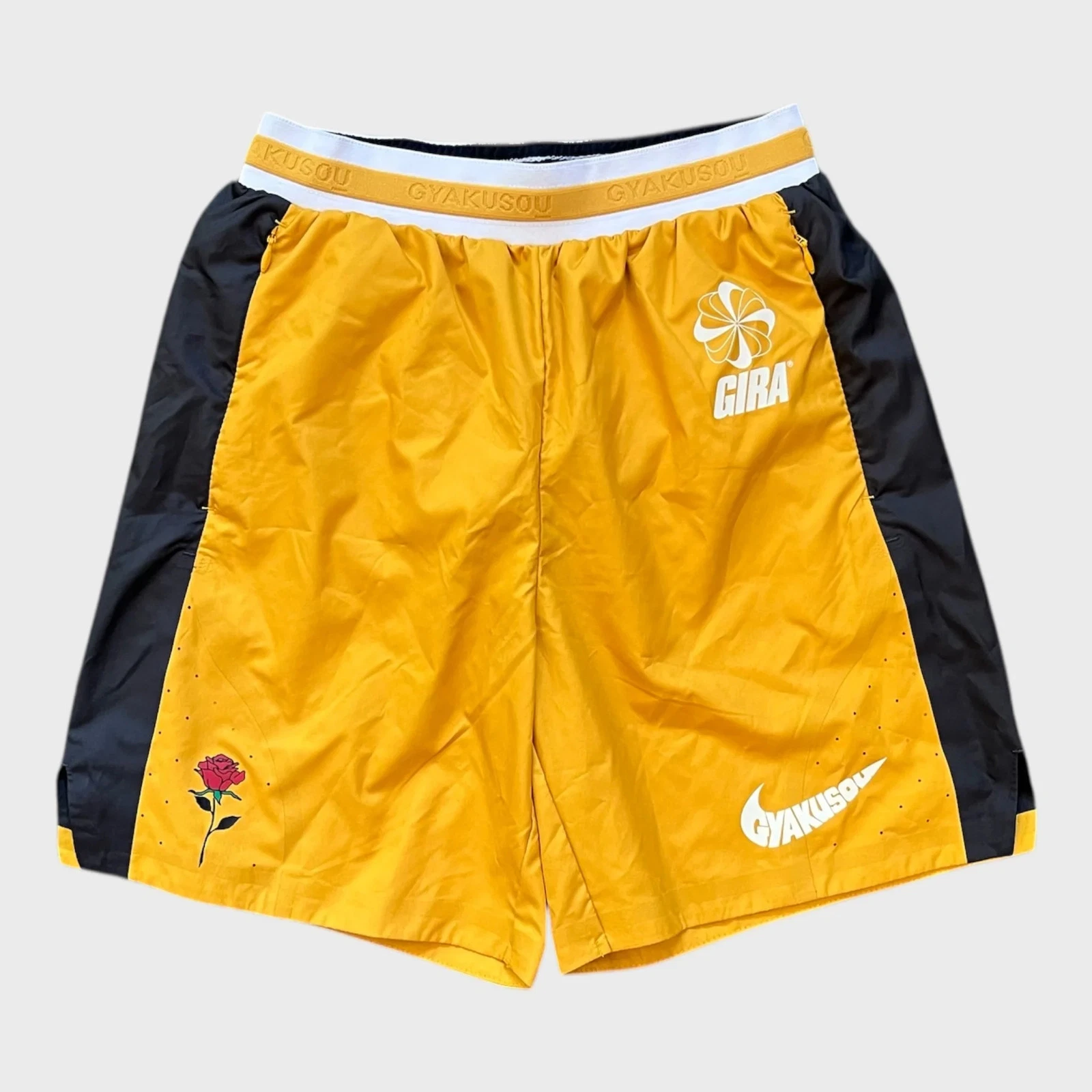Nike Gyakusou Undercover Lab Mineral Yellow Nrg Na Utility Running Shorts XS