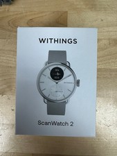 Withings ScanWatch 2 Hybrid Smart Watch, Heart Rate Monitoring 38mm White