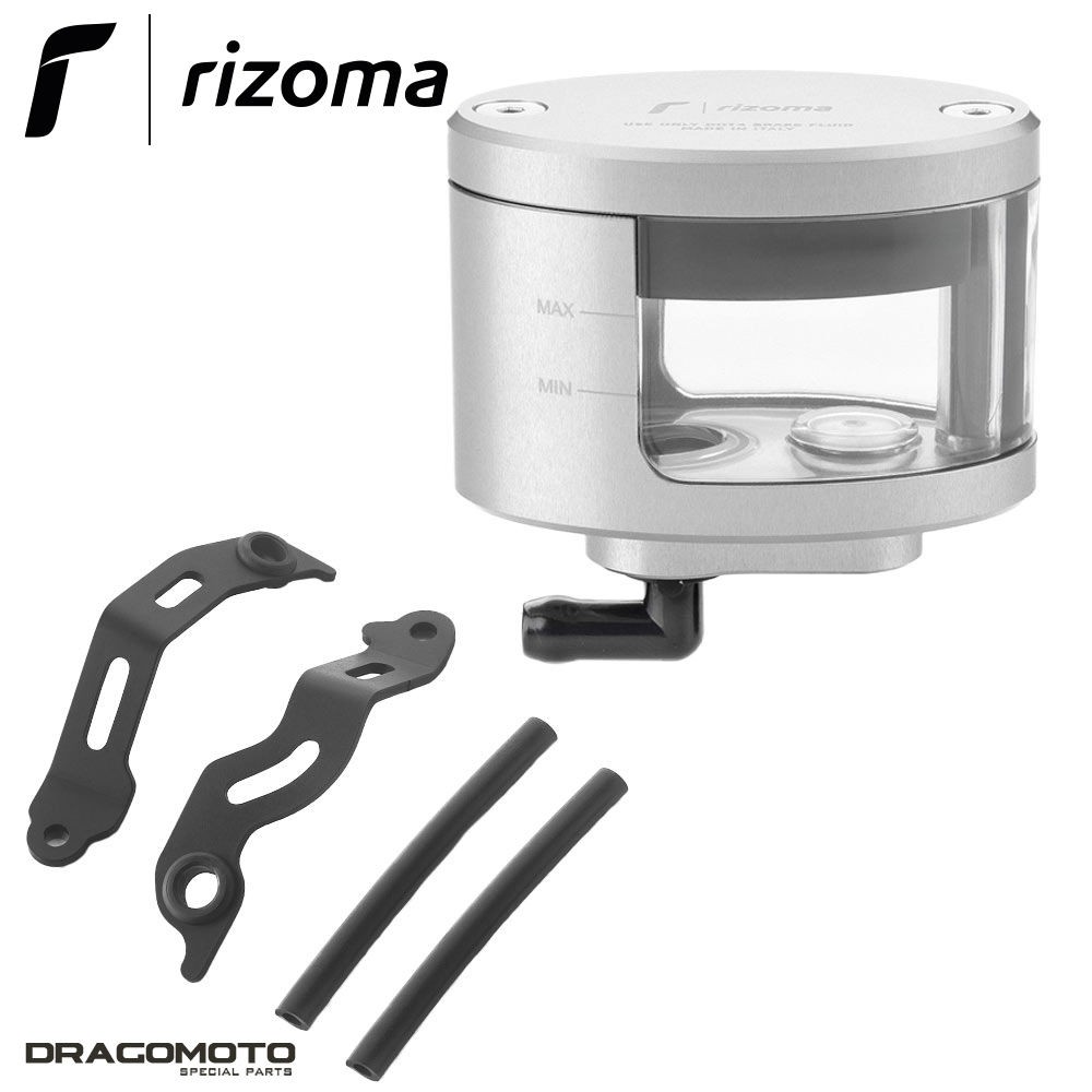 Bocal Rizoma aluminium argent Ducati Panigale V4 S pour sorties circuit