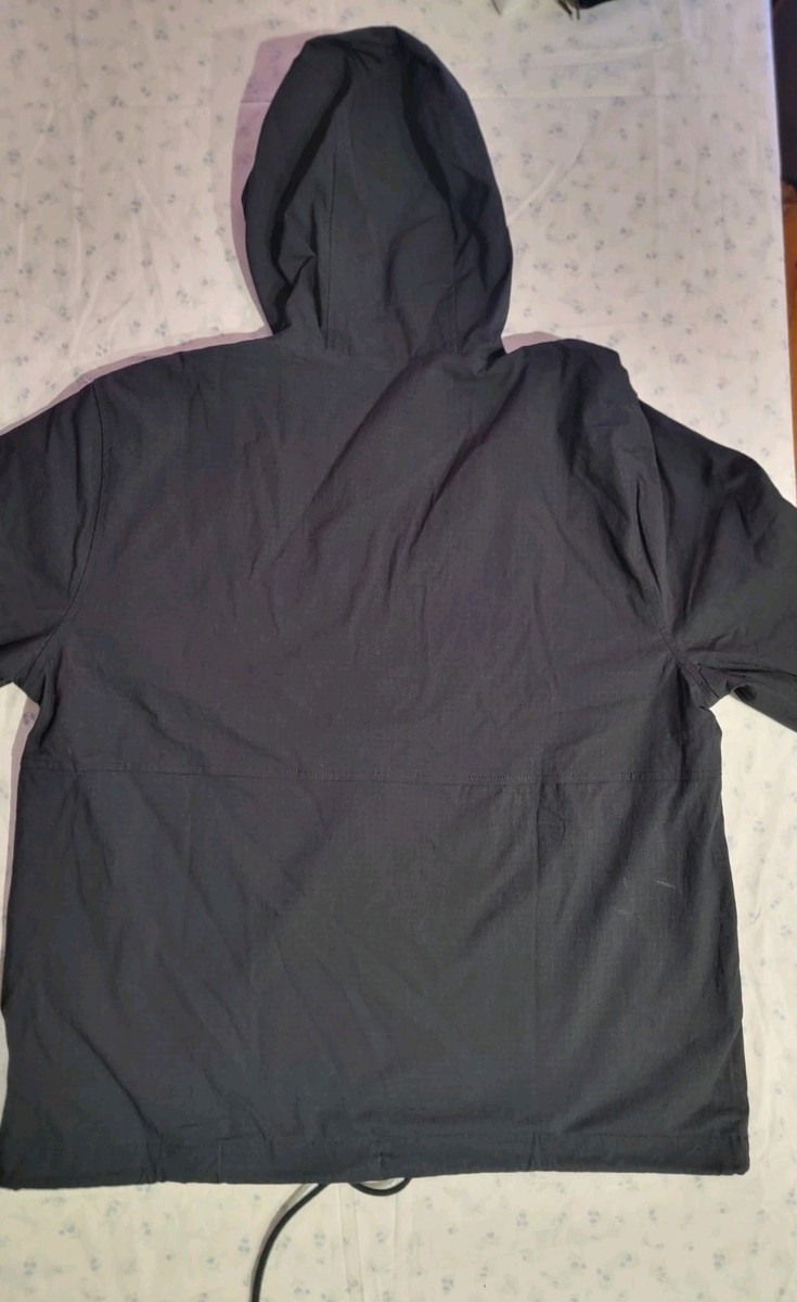 JORDAN MVP ANORAK JACKET BLACK SAIL MEN'S SIZE MEDIUM HF9293 010