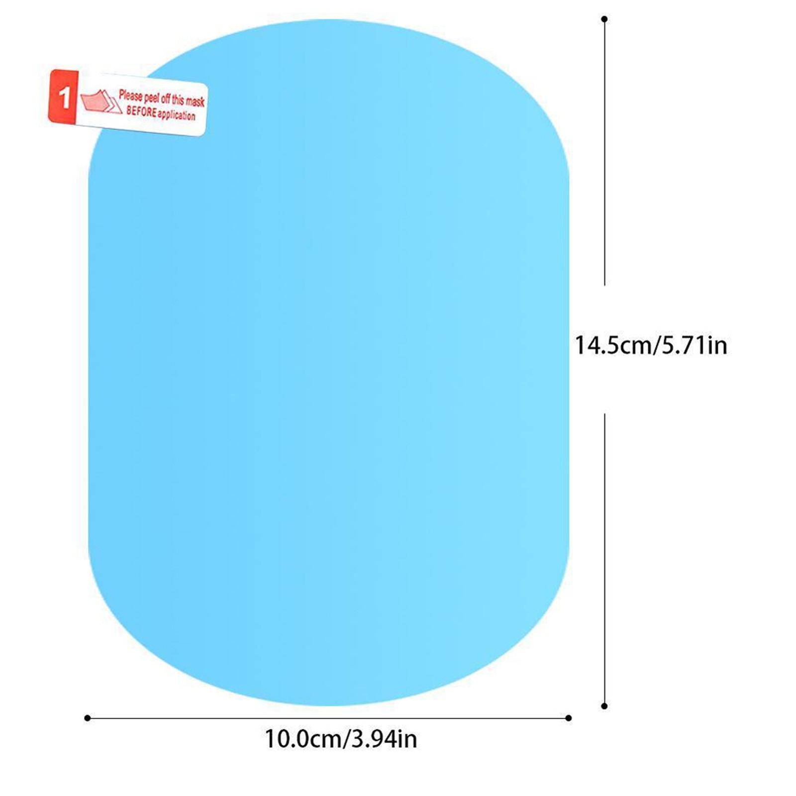 Car Rearview Mirror Film Anti-Fog Membrane Waterproof Rainproof Car Mirror Windo