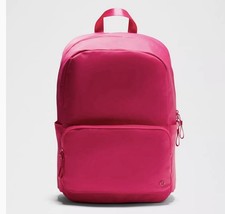 Lululemon Pink Everywhere Backpack 22L Tech Canvas Nylon Padded NEW
