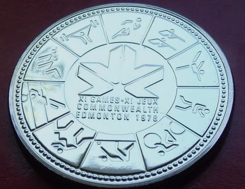 🇨🇦 1978 Canada Silver Dollar - XI Commonwealth Games (Edmonton) BU Proof-Like