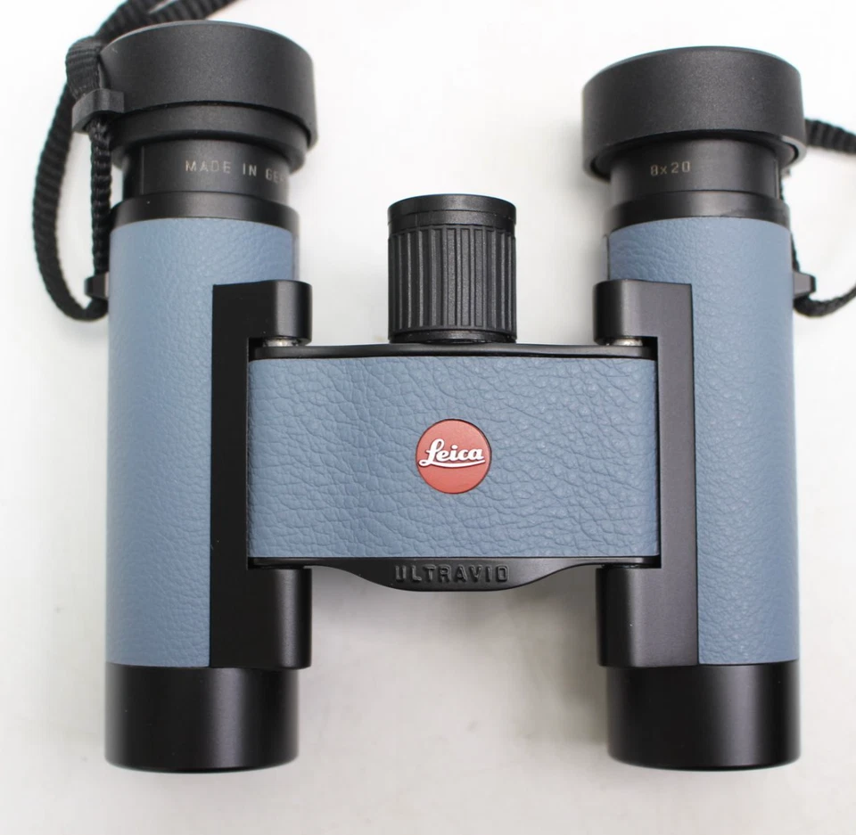 RARE!!Leica Ultravid 8x20 Colorline Binocular Blue with Case A+ Excellent Japan - Image 2 of 4