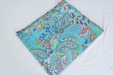TARRIF FREE✅0% CHARGE Queen Size Paisley Hand Print Bedspread Kantha Quilt *