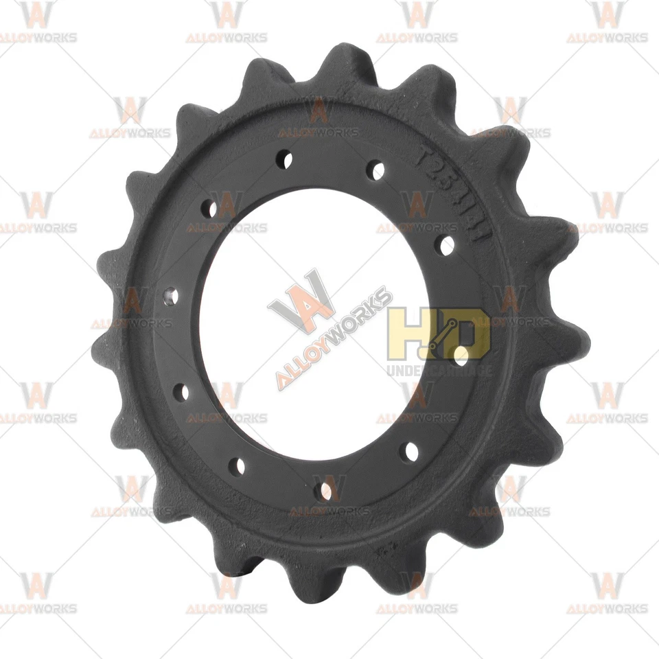 10 Bolt Holes 17 Teeth Drive Sprocket for John Deere CT323 CT333D 319E 323E 329E - Image 2 of 4