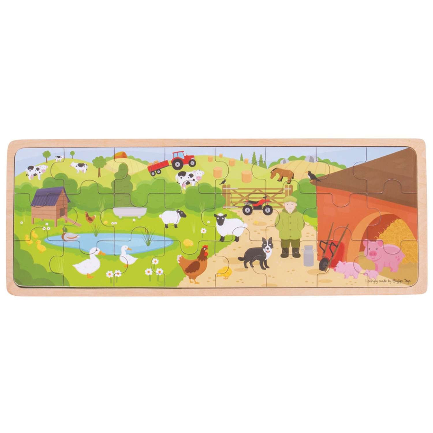 Puzzle in Legno Bigjigs Toys - Fattoria con Animali