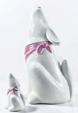 OBO🐺SOUTHWEST TREASURE CRAFT Coyote Prairie Dog WOLF Cookie Jar & Pepper Shaker