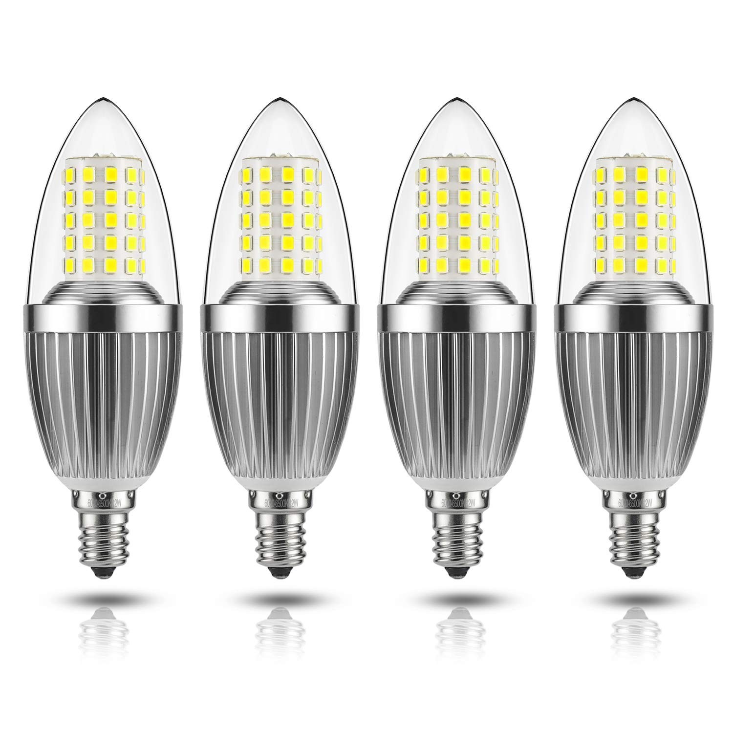LED Candelabra Bulb 12W 100W Equivalent Daylight White 6000K