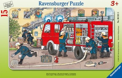 Rahmenpuzzle Ravensburger Mein Feuerwehrauto 15 Teile 15 Teile