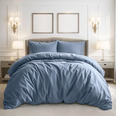 Pure Bedding Duvet Cover Twin/Twin Xl Size - 2 Pieces Extra Soft Bedding Set