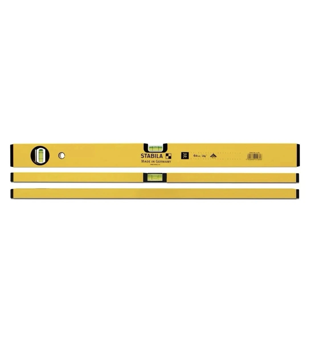 STABILA 3 piezas JUEGO NIVEL ESPÍRITU TIPO 70 - 40cm 60cm 120cm - ENTREGA GRATUITA AL DÍA SIGUIENTE