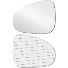 New Replacement Flat Mirror Glass with Full Size Adhesive For 2011-2017 VW Vo...
