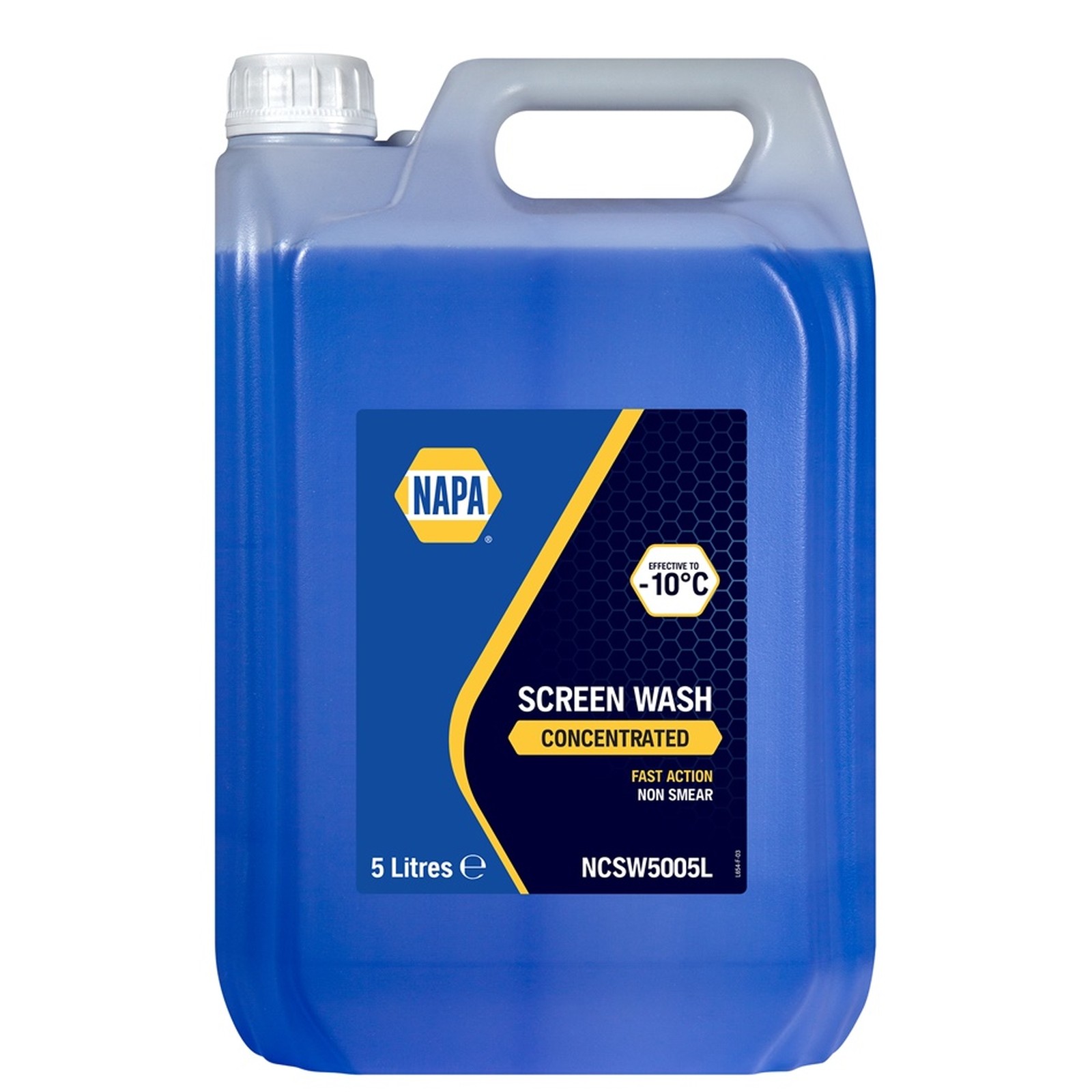 Napa Screenwash -10C - Concentrated - 5 Litres - Winter Car Windscreen Cleaner