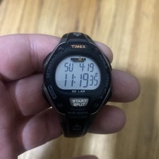 Timex Ironman Triathlon 30 Lap Indiglo Digital Watch WR100M Works