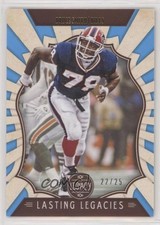 2019 Panini Legacy Lasting Legacies Indigo 22/25 Bruce Smith #LL-BM HOF n1u