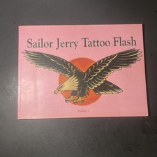 Very Rare SAILOR JERRY TATTOO DRAWINGS BOOK DRAWING ED HARDY ART INK VOLUME 2