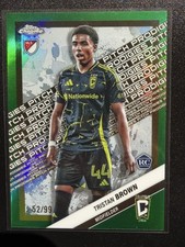 2025 Topps Chrome MLS Pitch Prodigies  Tristan Brown Rookie Columbus Crew /99