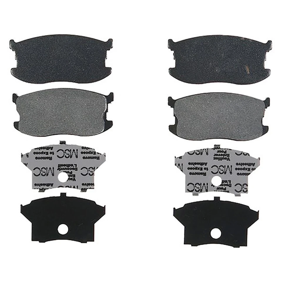 Pastillas de freno delanteras metálicas y zapatas traseras Element3 para Isuzu I-Mark 1985-1989 Foto 3 de 4