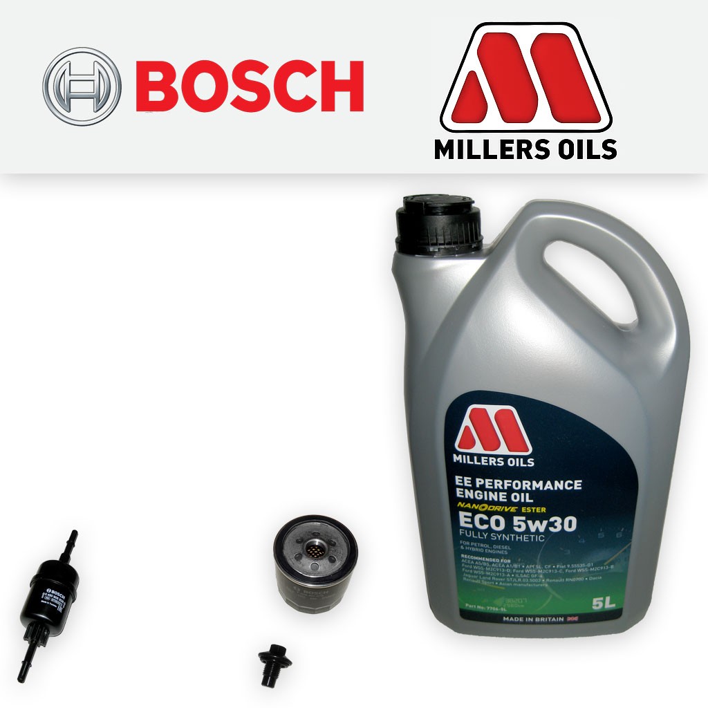 SERVICE KIT for FORD FIESTA MK6 1.25 16V OIL FUEL FILTERS +EE NANO OIL 2002-2008