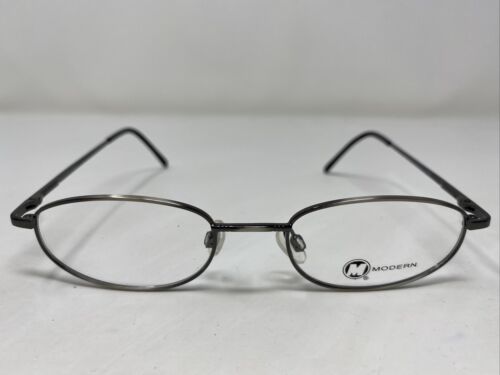 Cadre de lunettes moderne FINAL ANTIQUE ARGENT 50-18-140 métal jante complète VW17 - Photo 1/8
