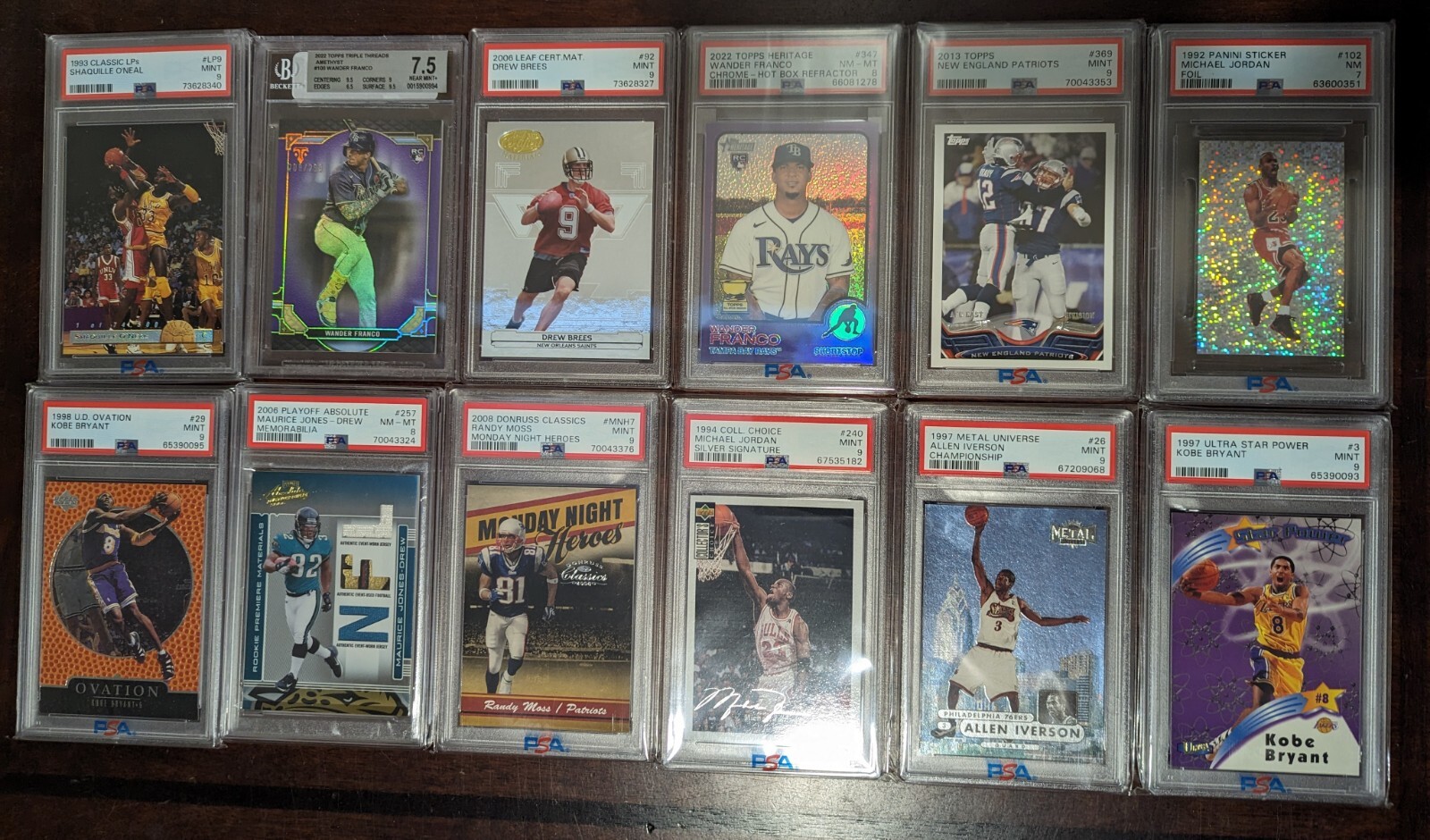 Huge Graded Sports Card Lot, PSA 10, Rookies, Inserts , Refractors eBay