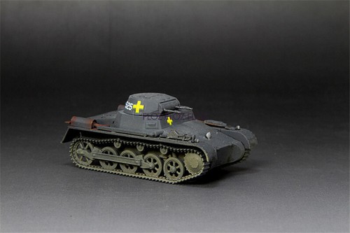 para S-MODELGERMAN PzKpfw I SdKfz 101 1/72 modelo tanque terminado sin fundir a presión - Imagen 8 de 9