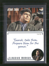 2020 Rittenhouse Star Trek TOS Archives Card #59 Claudius Marcus 9 Of 23
