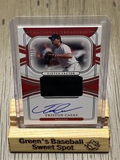 2022 Panini National Treasures Triston Casas Clutch Factor Auto 70/99 Red Sox