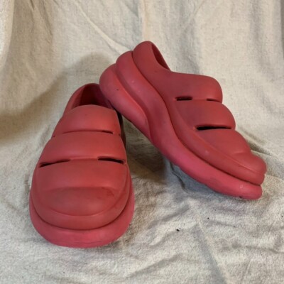 Ugg Shoes Womens 10 Red Sport Yeah EVA Clogs Lightweight Logo Slip On
