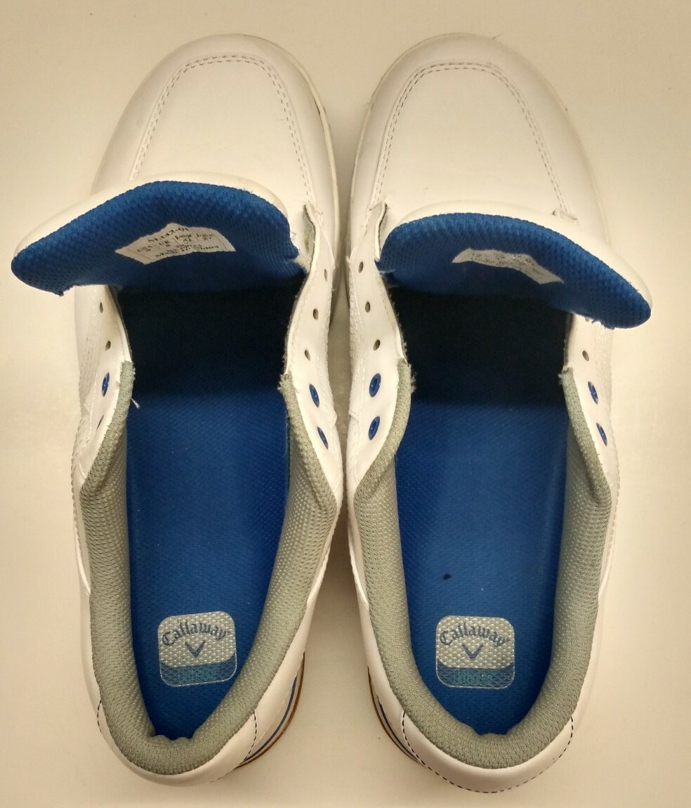 Callaway Ortholite Mens Spikeless Golf Shoe Style M33201 Size 9 eBay