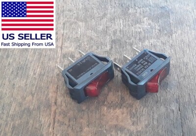 2 Heater Toggle Switch For Twin Star Fireplaces 23ef010gra 33ef005gra Ebay