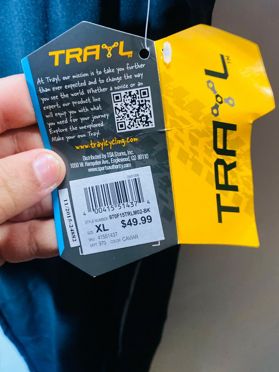 Trayl Men's Windblocker Cycling Tights Color CAVIAR - XL | eBay